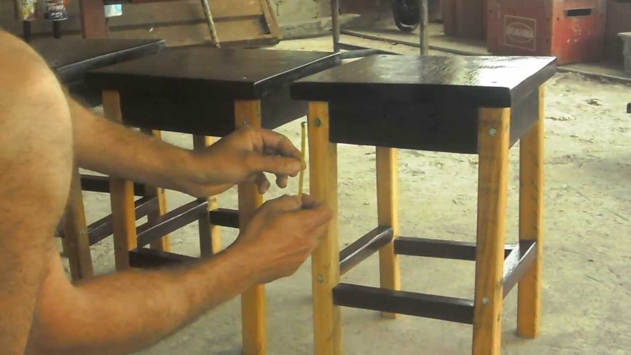BANQUINHO FEITO DE MADEIRA RECICLADA 2 YouTube Artesanato Em Madeira Reciclada ~ BANQUINHO FEITO DE MADEIRA RECICLADA 2 YouTube