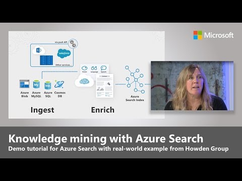 Knowledge mining with Azure Search