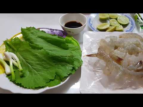 Cách Làm Món Tôm Sống Chấm Mù Tạt (Món Nhậu Ngon)