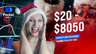 NEW YEAR BINARY OPTIONS TRADING STRATEGY 2022 |  20$ to $8050 Pocket Option