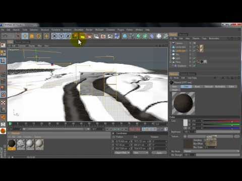 Как в cinema 4d сделать ландшафт Как в cinema 4d сделать ландшафт