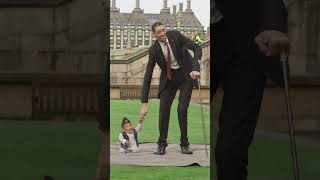 Worlds Tallest Man Meets Worlds Shortest Man