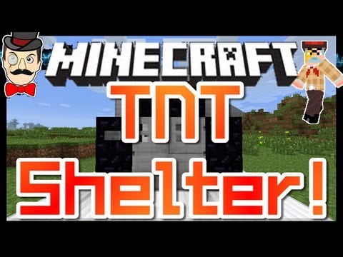 Minecraft Clay Soldiers - TNT SHELTER Battle ! Clay Soldiers Village Arena