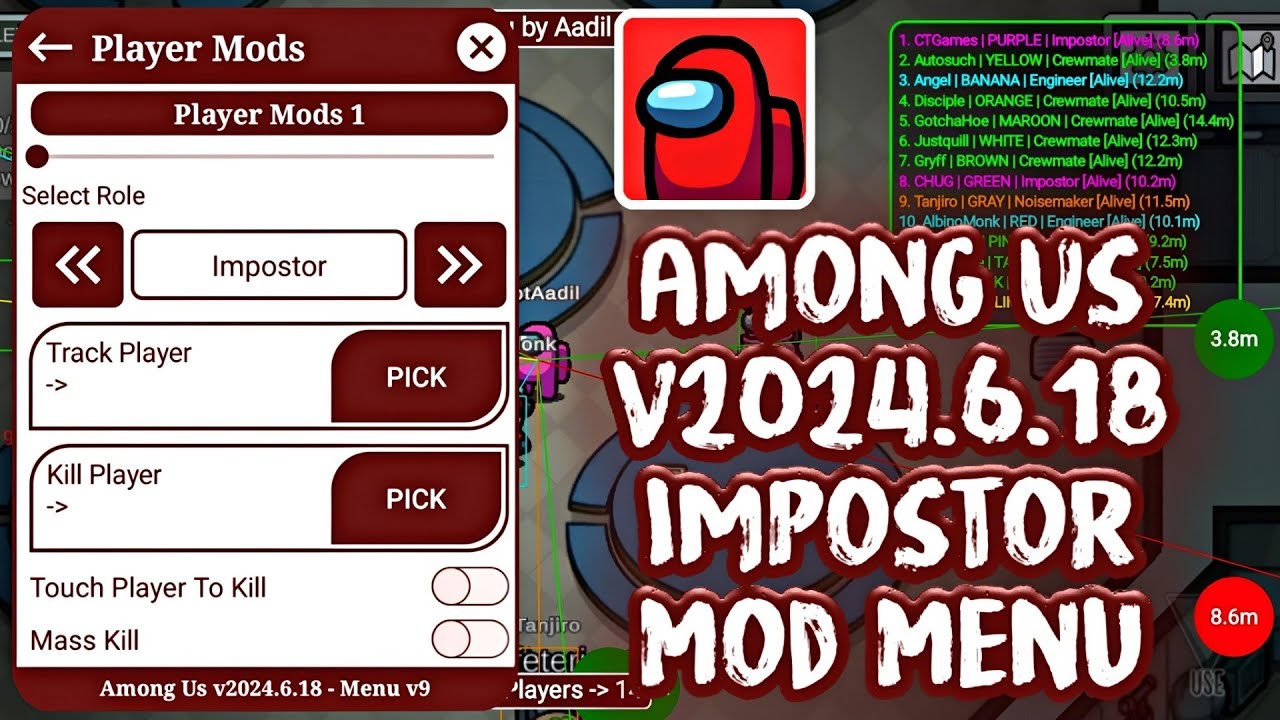 Among Us v2024.6.18 Always Impostor Mod Menu Apk v9 | Among Us v2024.6.18 Always Impostor Mod Menu Apk v9 |