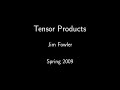 Tensor products