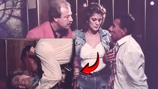 Roller Deği̇şti̇ İlyas Salman, Nuri Alçonun Karısına Saldırıyor Yeşilçam Filmi