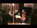 Nadia Boulanger: "Trois Piéces", Peter Bruns / cello, Annegret Kuttner / piano, live