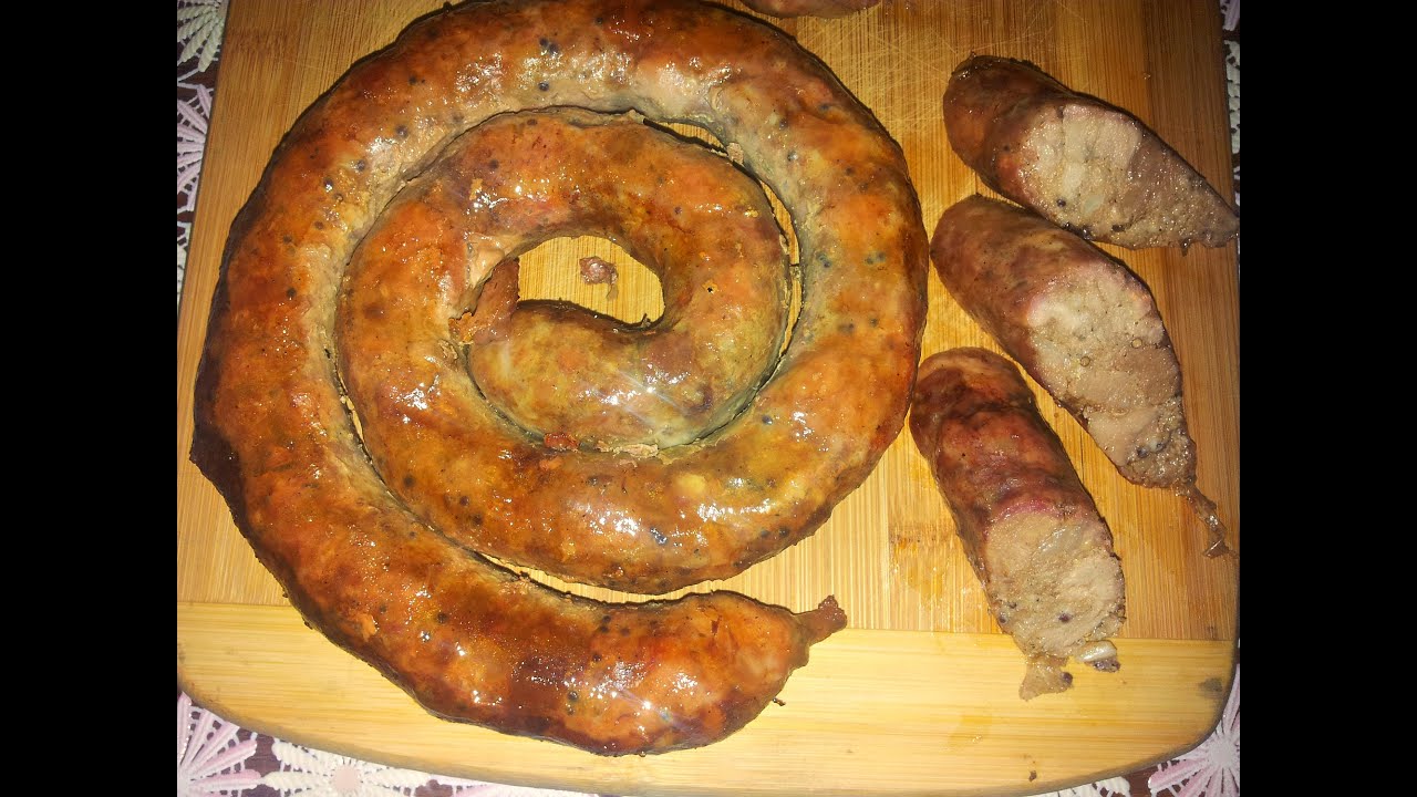 Как сделать кровяную колбасу в домашних условиях с рисом Как сделать кровяную колбасу в домашних условиях с рисом