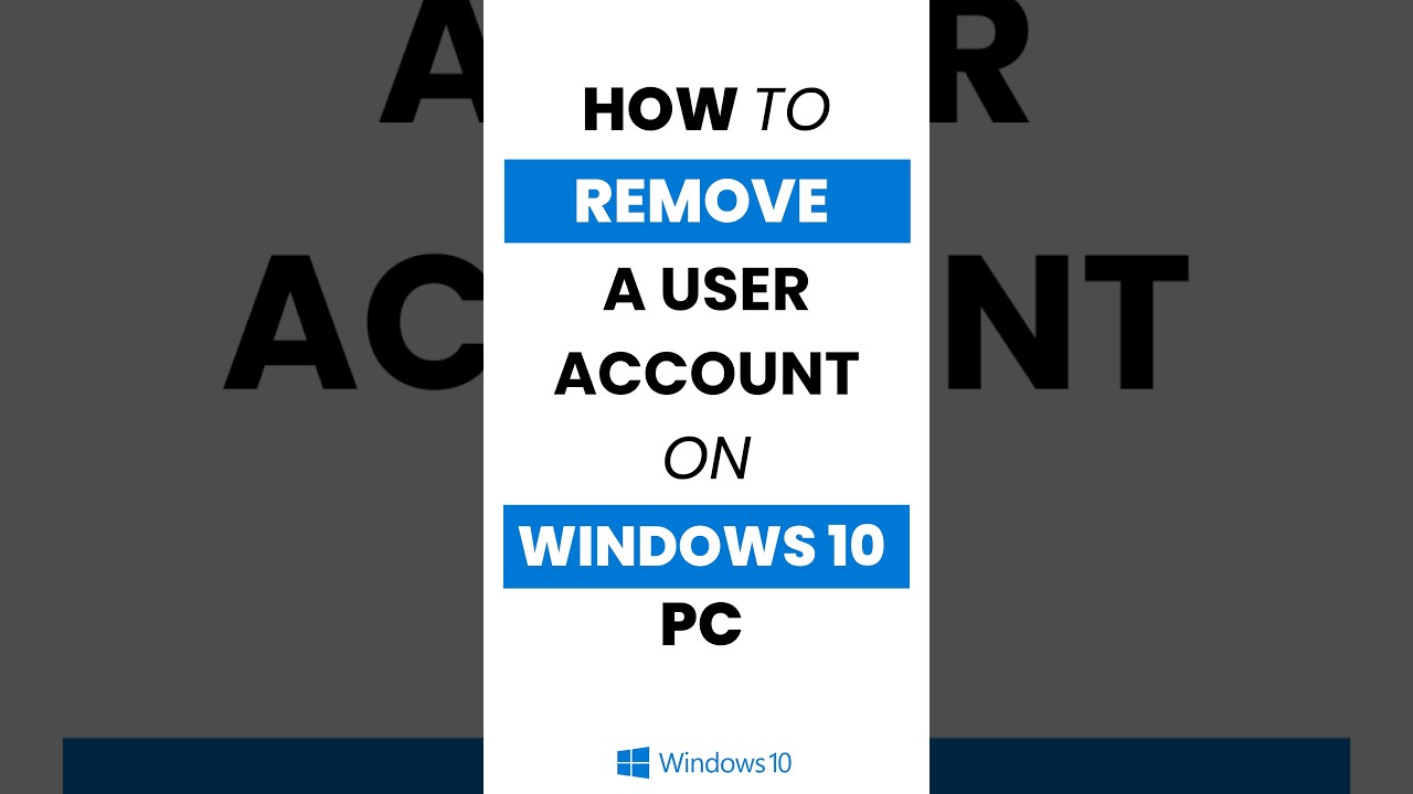 #howto Remove a User Account in Windows 10 #techtips #howto Remove a User Account in Windows 10 #techtips