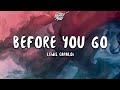 Lewis Capaldi - Before You Go (Lyrics)