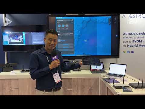 InfoComm 2023: Astrogate Shows Off ASTROS Pod Wireless Presentation and Screen Sharing Solution