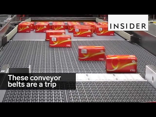 Omni-directional Conveyor Belts Are Awesome - Video