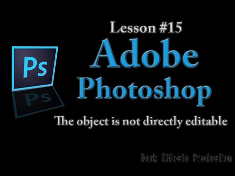 @Adobe @Photoshop Lesson #15 - The smart object is not directly editable