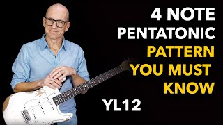 Descending 4 Note Pentatonic Pattern You Must Know - YL12