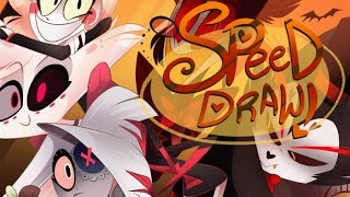 Speed Draw- Hazbin Halloween- Vivziepop