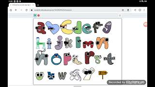 Alfabetons Lowercase Spanish Alphabet Lore But Voices Are Uppercase