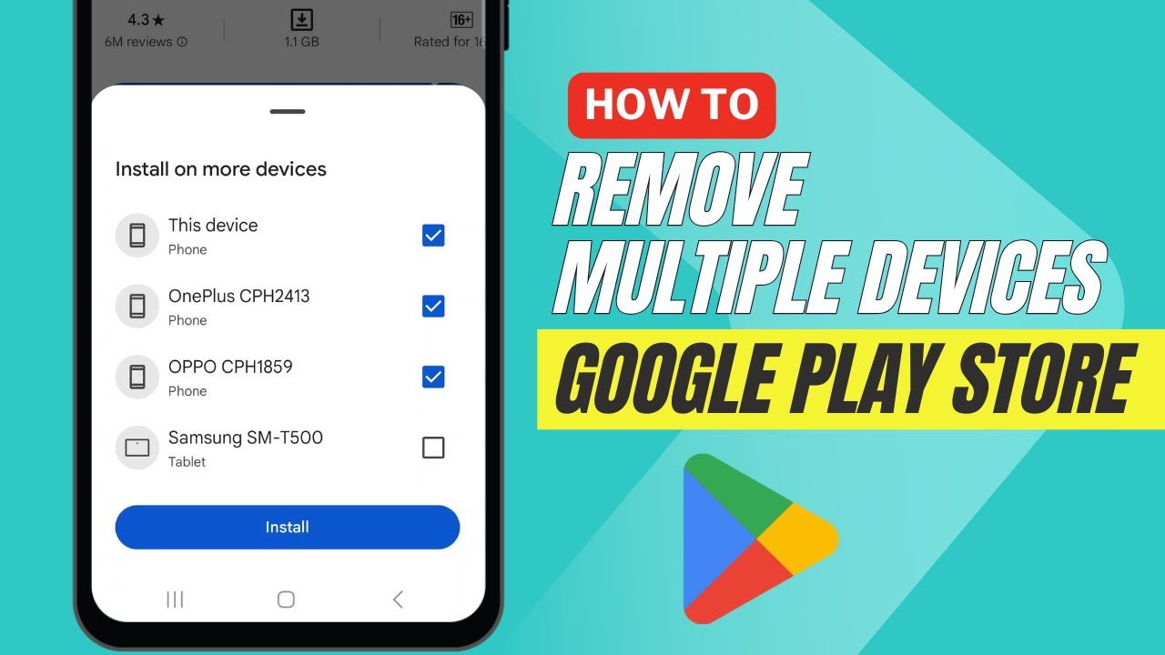 Remove Multiple Devices from Google Play Store Remove Multiple Devices from Google Play Store