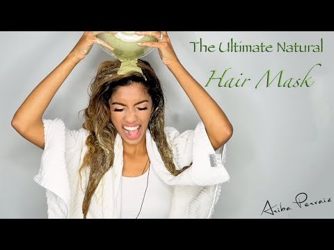 The Ultimate Natural Hair Mask- Hair Tutorial | ARIBA PERVAIZ - YouTube