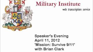 Speakers Evening May 9, 2012 With Brian Clark