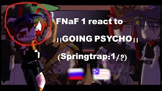 1K Specialfnaf 1 React To Springtrap 1? Going Psycho Русeng