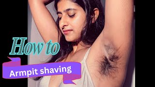 Full Growth Armpit Shave Straight Razor How To Shave Underarm With Straight Razor