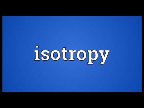 Header of isotropy