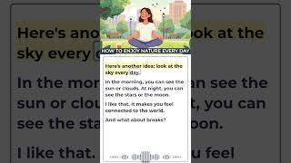 How To Enjoy Nature Every Day Easy English Conversation For Beginners Daily English