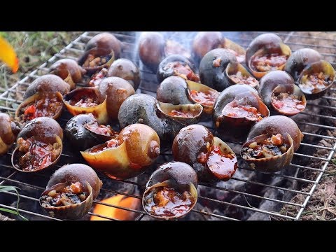 Ốc Bươu Nhồi Thịt Nướng Siêu Ngon - Ẩm Thực Đồng Quê