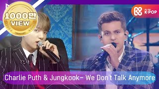 [2018 MGA] 찰리 푸스(Charlie Puth) X 방탄소년단 정국(Jungkook Of BTS) - We Don't Talk Anymo