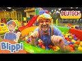 Blippi Deutsch - Blippi besucht einen Hallenspielplatz  | Abenteuer und Videos für Kinder