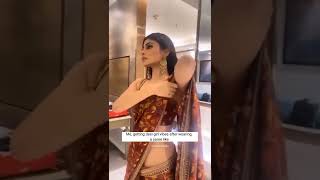 Ayy Ekk Lakh Lakh Mouni Roy In Saree Celeb Outfits Popxo Fashion
