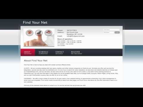 VIDEO : find your net - web hosting company - findyour net commercial.findyour net commercial.geta great website for yourfindyour net commercial.findyour net commercial.geta great website for yourcompanyfor a low monthly fee. music by dar ...