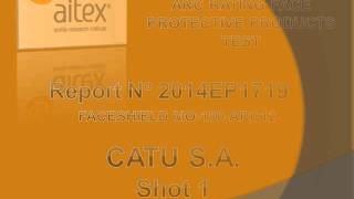 Catu Mo-180-Arc12 Arc Flash Helmet - Arc Rating Test 20Cal