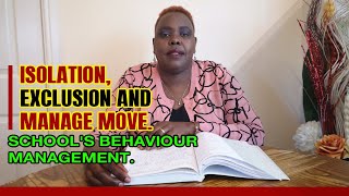 Part Two: Isolation, Exclusion And Management Move Behaviour Management At School