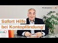 Was tun bei einer Kontopfändung? RA Ilias Uyar klärt Sie auf! http://www.privatinsolvenz-nrw.de
