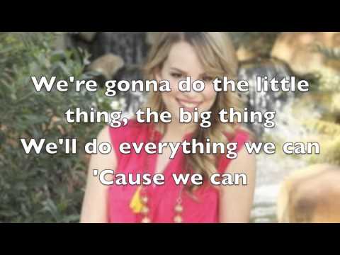 Bridgit Mendler We Can Change The World Lyrics