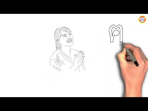 เพลง กไก่ (วาดรูป กไก่ ถึง ฮ นกฮูก) Draw Thai 44 alphabet 画 44 泰文