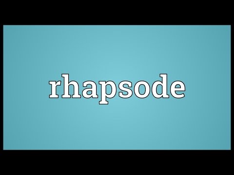 Header of rhapsode