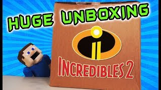 Incredibles 2 Movie TOY Mystery Box Egg UNBOXING - Action Figures, Playsets, Full Review Trailer