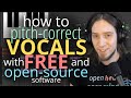 How to pitch correct vocals with Free Software on Linux (x42-Autotune in Ardour)