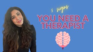 When Should You See a Therapist | Here are 5 Signs to look out for | Mental Health Over Coffee