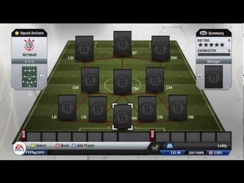 Ronaldopack Fifa on Neymar Full Gold Brazilian Squad Builder Fifa 13 Ultimate Team