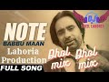 Note Babbu Mann Dhol Remix by Sahil Lahoria Production || Note Babbu Mann Dhol Mix ft.lahoriaproducr