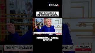 Hillary Clinton Attacks Republicans Right After Telling Everyone To Stop Demonizing Each Other