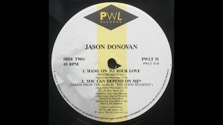 Watch Jason Donovan You Can Depend On Me video