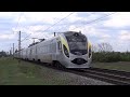 Video EMU-train Hyundai Rotem HRCS2-003 near Simferopol, Crimea