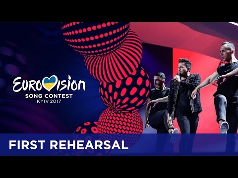 Hovig - Gravity (Cyprus) First rehearsal in Kyiv