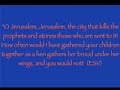 Matthew 23:37 and the Role of Tradition