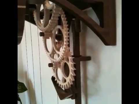 Wood Gear Clocks