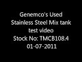 Video Genemco's Used Stainless Steel Mix Tank - 275 gallons